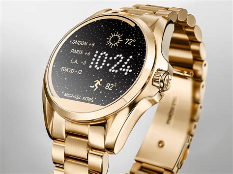 michael kors golden smart watch|michael kors bradshaw watch gold.